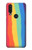 S3799 かわいい縦水彩レインボー Cute Vertical Watercolor Rainbow Motorola One Action (Moto P40 Power) バックケース、フリップケース・カバー