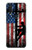 S3803 電気技師ラインマンアメリカ国旗 Electrician Lineman American Flag Motorola One Action (Moto P40 Power) バックケース、フリップケース・カバー
