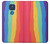 S3799 かわいい縦水彩レインボー Cute Vertical Watercolor Rainbow Motorola Moto G Play (2021) バックケース、フリップケース・カバー