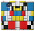 S3814 ピエトモンドリアン線画作曲 Piet Mondrian Line Art Composition Motorola Moto G Play (2021) バックケース、フリップケース・カバー