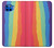 S3799 かわいい縦水彩レインボー Cute Vertical Watercolor Rainbow Motorola Moto G 5G Plus バックケース、フリップケース・カバー