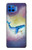 S3802 夢のクジラ パステルファンタジー Dream Whale Pastel Fantasy Motorola Moto G 5G Plus バックケース、フリップケース・カバー