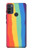 S3799 かわいい縦水彩レインボー Cute Vertical Watercolor Rainbow Motorola Moto G50 バックケース、フリップケース・カバー