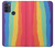 S3799 かわいい縦水彩レインボー Cute Vertical Watercolor Rainbow Motorola Moto G50 バックケース、フリップケース・カバー