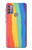 S3799 かわいい縦水彩レインボー Cute Vertical Watercolor Rainbow Motorola Moto G30, G20, G10 バックケース、フリップケース・カバー