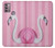 S3805 フラミンゴピンクパステル Flamingo Pink Pastel Motorola Moto G30, G20, G10 バックケース、フリップケース・カバー