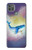 S3802 夢のクジラ パステルファンタジー Dream Whale Pastel Fantasy Motorola Moto G9 Power バックケース、フリップケース・カバー