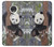 S3793 かわいい赤ちゃん雪パンダのペイント Cute Baby Panda Snow Painting Motorola Moto G7, Moto G7 Plus バックケース、フリップケース・カバー