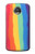 S3799 かわいい縦水彩レインボー Cute Vertical Watercolor Rainbow Motorola Moto Z2 Play, Z2 Force バックケース、フリップケース・カバー