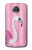 S3805 フラミンゴピンクパステル Flamingo Pink Pastel Motorola Moto Z2 Play, Z2 Force バックケース、フリップケース・カバー