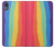 S3799 かわいい縦水彩レインボー Cute Vertical Watercolor Rainbow Motorola Moto E6, Moto E (6th Gen) バックケース、フリップケース・カバー