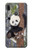 S3793 かわいい赤ちゃん雪パンダのペイント Cute Baby Panda Snow Painting Motorola Moto E6 Plus, Moto E6s バックケース、フリップケース・カバー
