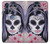 S3821 シュガースカルスチームパンクガールゴシック Sugar Skull Steam Punk Girl Gothic Motorola Edge+ バックケース、フリップケース・カバー