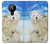 S3794 北極シロクマはシールに恋するペイント Arctic Polar Bear in Love with Seal Paint Nokia 5.3 バックケース、フリップケース・カバー