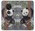 S3793 かわいい赤ちゃん雪パンダのペイント Cute Baby Panda Snow Painting Nokia 7.2 バックケース、フリップケース・カバー