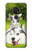 S3795 不機嫌子猫遊び心シベリアンハスキー犬ペイント Grumpy Kitten Cat Playful Siberian Husky Dog Paint Nokia 7.2 バックケース、フリップケース・カバー