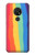 S3799 かわいい縦水彩レインボー Cute Vertical Watercolor Rainbow Nokia 7.2 バックケース、フリップケース・カバー