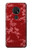 S3817 赤い花の桜のパターン Red Floral Cherry blossom Pattern Nokia 7.2 バックケース、フリップケース・カバー