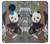 S3793 かわいい赤ちゃん雪パンダのペイント Cute Baby Panda Snow Painting Nokia 3.4 バックケース、フリップケース・カバー