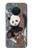 S3793 かわいい赤ちゃん雪パンダのペイント Cute Baby Panda Snow Painting Nokia X20 バックケース、フリップケース・カバー