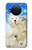 S3794 北極シロクマはシールに恋するペイント Arctic Polar Bear in Love with Seal Paint Nokia X10 バックケース、フリップケース・カバー