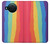S3799 かわいい縦水彩レインボー Cute Vertical Watercolor Rainbow Nokia X10 バックケース、フリップケース・カバー