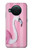 S3805 フラミンゴピンクパステル Flamingo Pink Pastel Nokia X10 バックケース、フリップケース・カバー