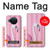 S3805 フラミンゴピンクパステル Flamingo Pink Pastel Nokia X10 バックケース、フリップケース・カバー