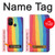 S3799 かわいい縦水彩レインボー Cute Vertical Watercolor Rainbow OnePlus Nord N100 バックケース、フリップケース・カバー