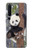 S3793 かわいい赤ちゃん雪パンダのペイント Cute Baby Panda Snow Painting OnePlus Nord バックケース、フリップケース・カバー