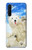 S3794 北極シロクマはシールに恋するペイント Arctic Polar Bear in Love with Seal Paint OnePlus Nord バックケース、フリップケース・カバー