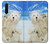 S3794 北極シロクマはシールに恋するペイント Arctic Polar Bear in Love with Seal Paint OnePlus Nord バックケース、フリップケース・カバー