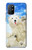 S3794 北極シロクマはシールに恋するペイント Arctic Polar Bear in Love with Seal Paint OnePlus 8T バックケース、フリップケース・カバー
