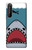 S3825 漫画のサメの海のダイビング Cartoon Shark Sea Diving Sony Xperia 1 II バックケース、フリップケース・カバー