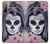 S3821 シュガースカルスチームパンクガールゴシック Sugar Skull Steam Punk Girl Gothic Sony Xperia 10 II バックケース、フリップケース・カバー
