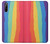 S3799 かわいい縦水彩レインボー Cute Vertical Watercolor Rainbow Sony Xperia L4 バックケース、フリップケース・カバー