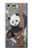 S3793 かわいい赤ちゃん雪パンダのペイント Cute Baby Panda Snow Painting Sony Xperia XZ Premium バックケース、フリップケース・カバー