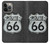 S3207 ルート66サイン Route 66 Sign iPhone 13 Pro バックケース、フリップケース・カバー