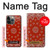 S3355 赤バンダナパターン Bandana Red Pattern iPhone 13 Pro バックケース、フリップケース・カバー