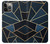 S3479 ネイビーブルーグラフィックアート Navy Blue Graphic Art iPhone 13 Pro バックケース、フリップケース・カバー