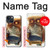 S1133 目を覚ますフクロウ Wake up Owl iPhone 13 mini バックケース、フリップケース・カバー