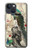 S2086 孔雀の絵画 Peacock Painting iPhone 13 mini バックケース、フリップケース・カバー