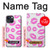 S2214 ピンクの唇のキス Pink Lips Kisses iPhone 13 mini バックケース、フリップケース・カバー