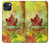 S2523 カナダ秋のメープルリーフ Canada Autumn Maple Leaf iPhone 13 mini バックケース、フリップケース・カバー