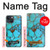 S2685 アクアターコイズ宝石グラフィックプリント Aqua Turquoise Gemstone Graphic Printed iPhone 13 mini バックケース、フリップケース・カバー