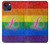 S2900 レインボーLGBTレズビアンプライド旗 Rainbow LGBT Lesbian Pride Flag iPhone 13 mini バックケース、フリップケース・カバー