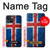 S3000 アイスランドサッカー Iceland Football Soccer Flag iPhone 13 mini バックケース、フリップケース・カバー