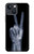 S3101 X線平和サイン手指 X-ray Peace Sign Fingers iPhone 13 mini バックケース、フリップケース・カバー