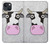 S3257 牛の漫画 Cow Cartoon iPhone 13 mini バックケース、フリップケース・カバー