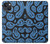 S3679 かわいいゴーストパターン Cute Ghost Pattern iPhone 13 mini バックケース、フリップケース・カバー